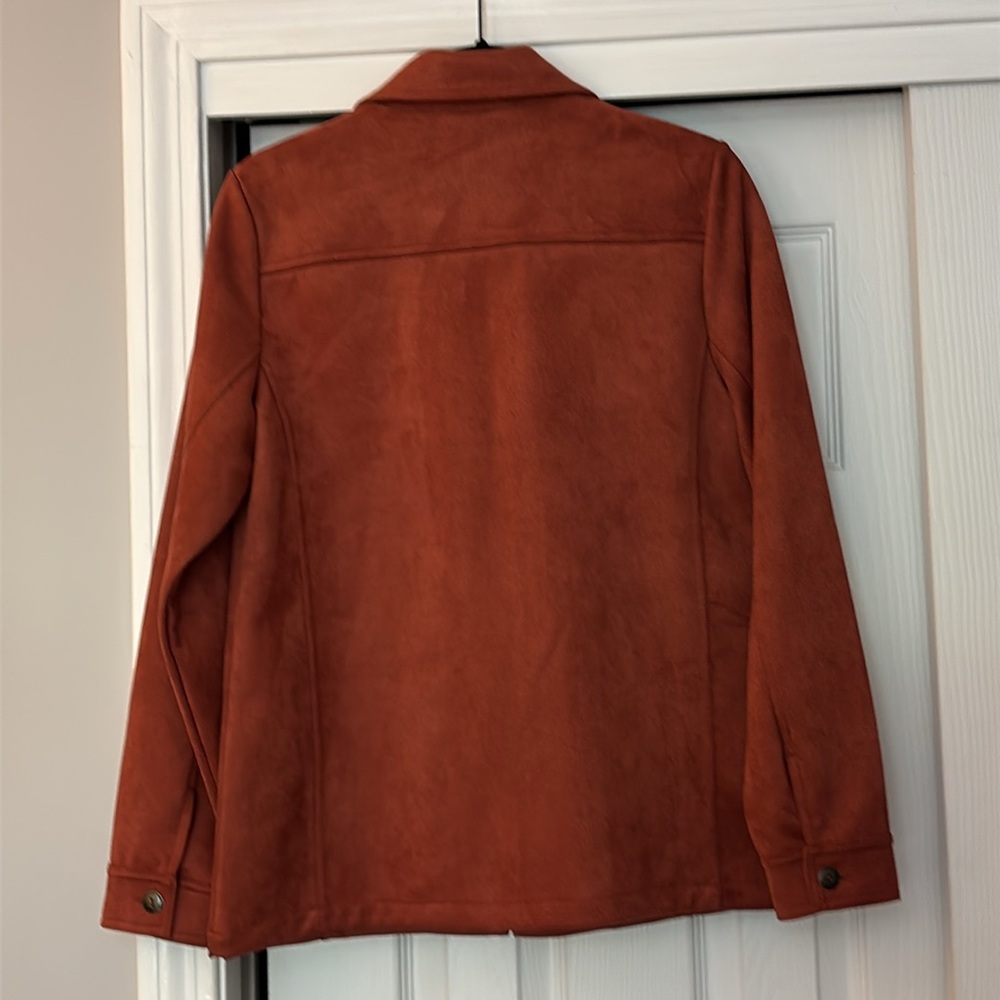 Johnny Appleseed Microsuede Rust Jacket!! - image 8